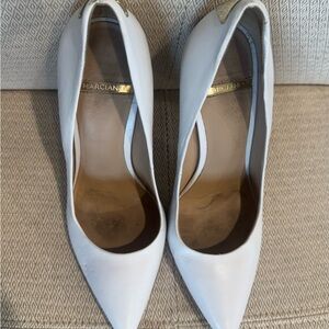 Marciano Cream Pointed Toe Heels